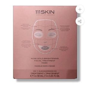 111SKIN Rose Gold Face Masks (set of 4)